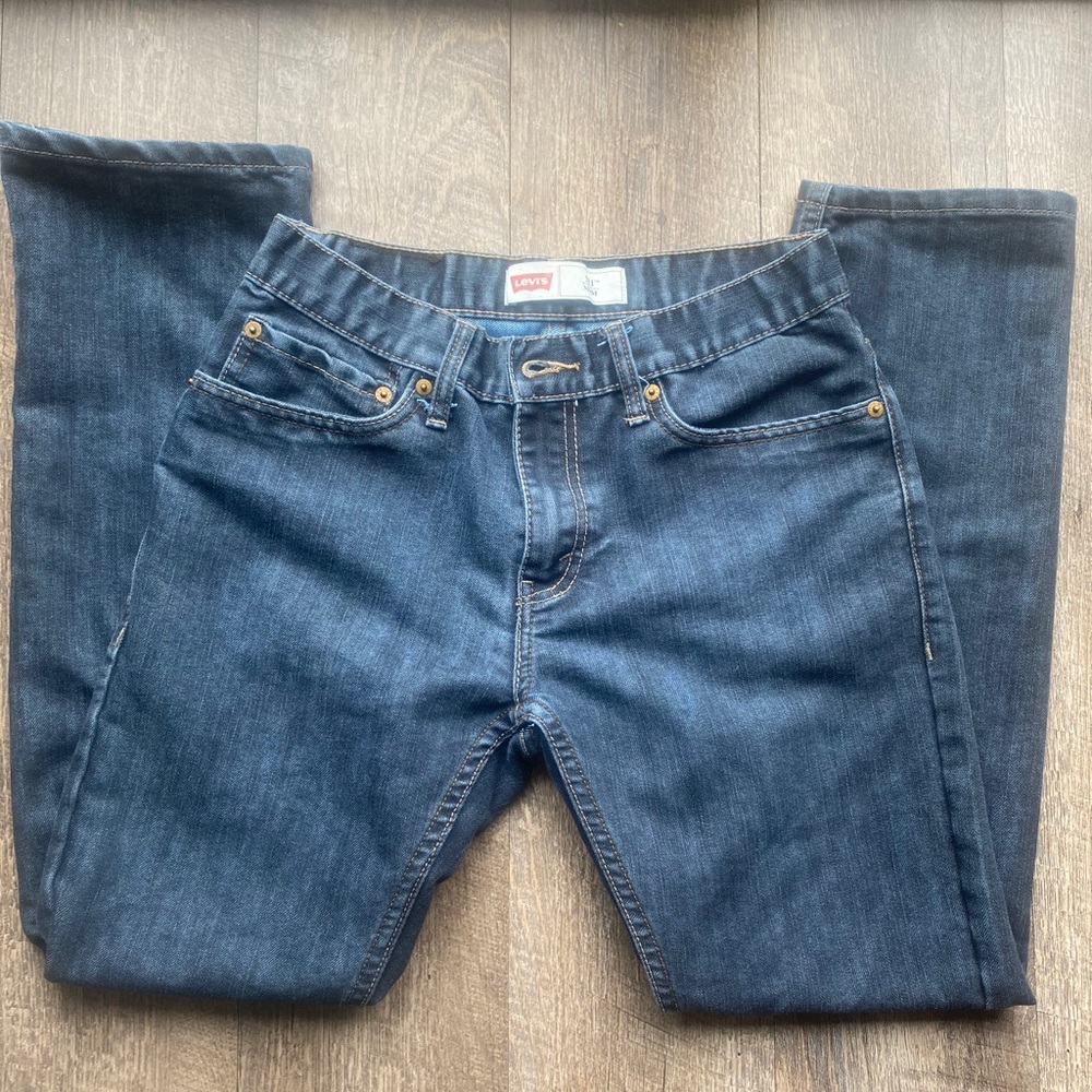 Levi's 511 Slim Dark Wash Jeans black label